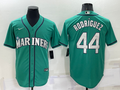 Men's Seattle Mariners Julio Rodriguez #44 Green Baseball Jersey
