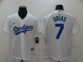 Men's Los Angeles Dodgers Julio Urias #7 White Baseball Jersey