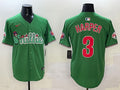 Men's Philadelphia Phillies Bryce Harper #3 Green Team Jersey