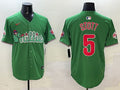 Men's Philadelphia Phillies Bryson Stott #5 Green Team Jersey