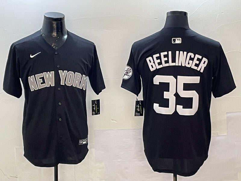 Men's New York Yankees Cody Bellinger #35 Black Jersey