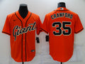 Men's San Francisco Giants Brandon Crawford #35 Orange Baseball Jersey