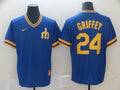 Men's Seattle Mariners Ken Griffey Jr. #24 Blue Jersey