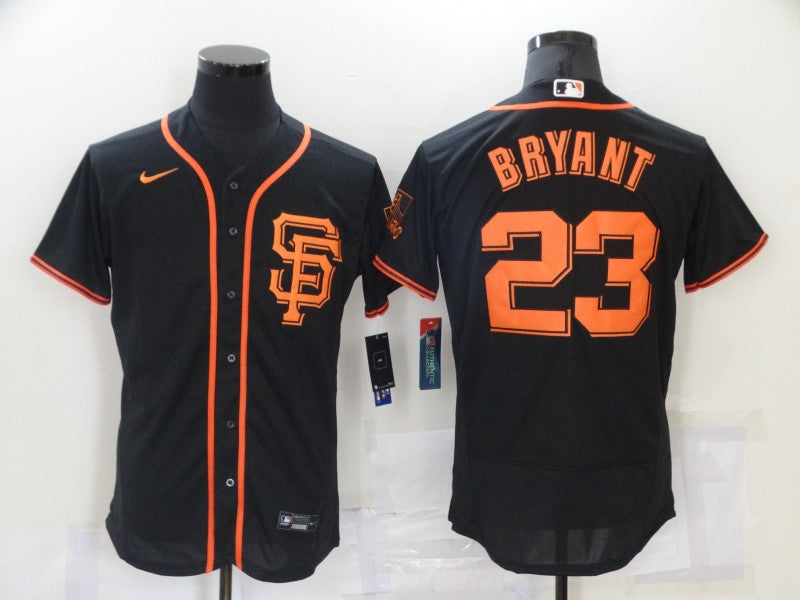 Men's San Francisco Giants Kris Bryant #23 Black Baseball Jersey