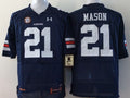 Men's Auburn Tigers Tre Mason #21 Navy Jersey