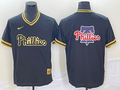 Men's Philadelphia Phillies Black Team Jersey