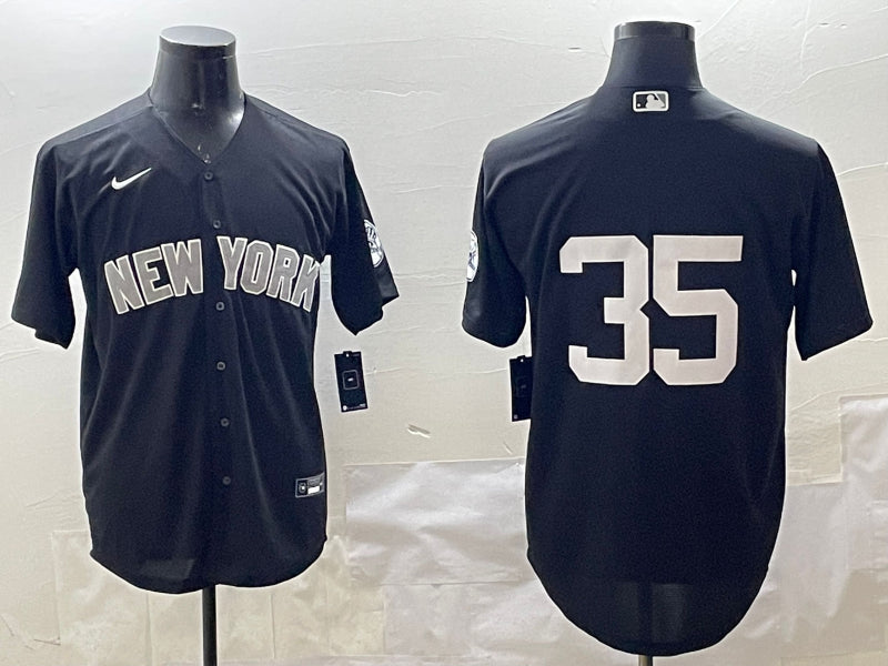 Men's New York Yankees Cody Bellinger #35 Black Team Jersey
