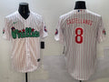 Men's Philadelphia Phillies Nick Castellanos #8 White Jersey