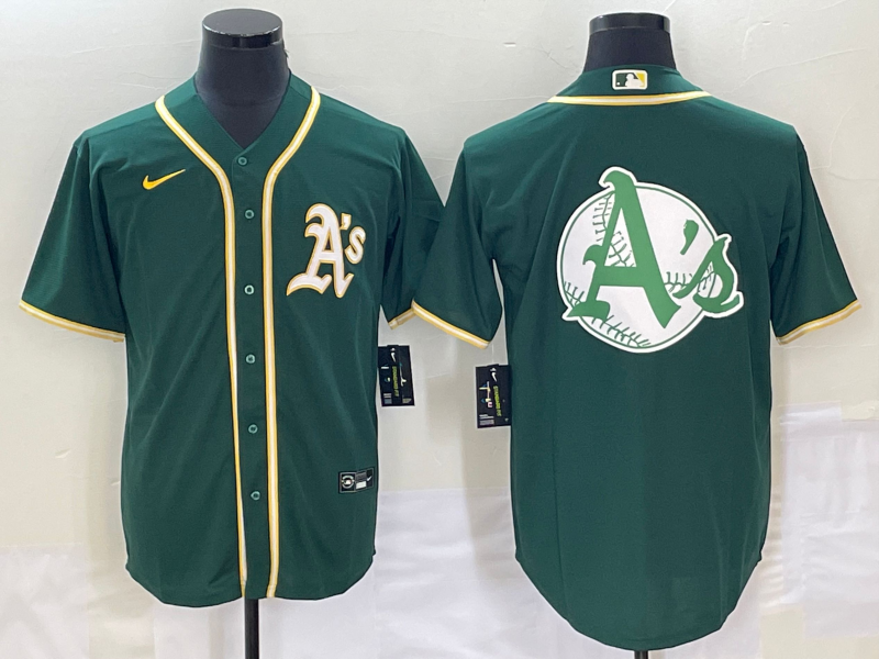 Men's Oakland Athletics Kelly Green Team Jersey
