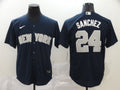 Men's New York Yankees Gary Sanchez #24 Navy Baseball Jersey