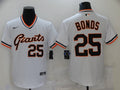 Men's San Francisco Giants Barry Bonds #25 White Jersey
