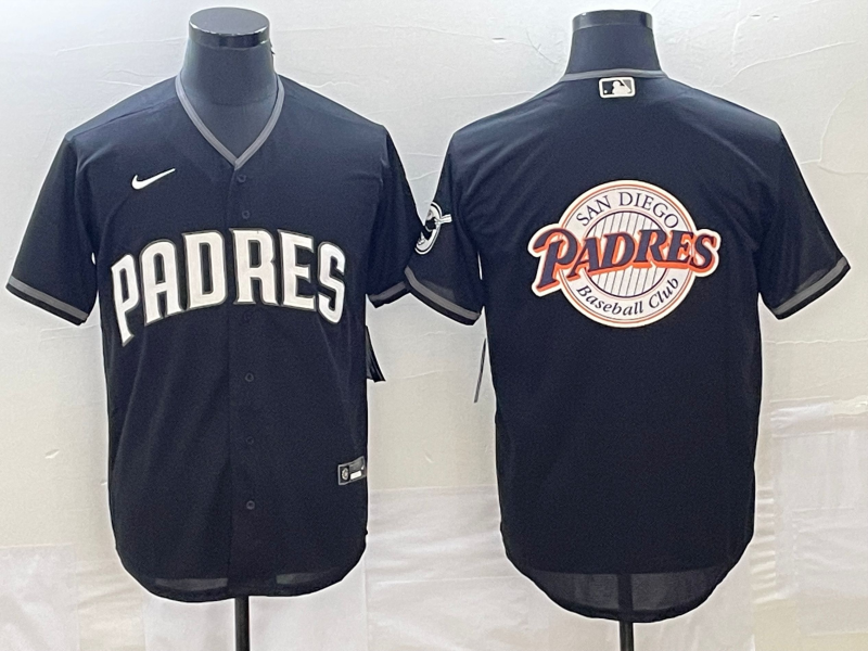 Men's San Diego Padres Black Official Jersey