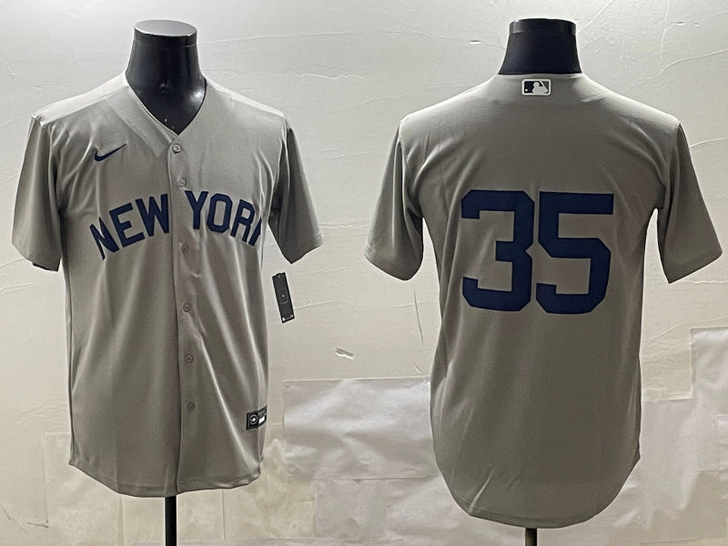 Men's New York Yankees Cody Bellinger #35 Gray Jersey