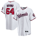 Men's Washington Nationals Victor Arano #64 White Home Jersey