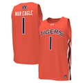 Men's Auburn Tigers War Eagle #1 Orange Jersey
