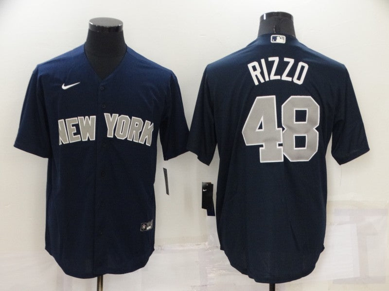 Men's New York Yankees Anthony Rizzo #48 Navy Jersey