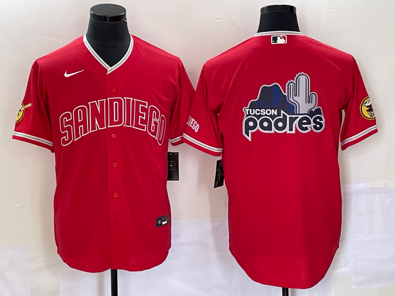 Men's San Diego Padres Red Team Jersey