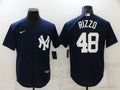 Men's New York Yankees Anthony Rizzo #48 Navy Baseball Jersey