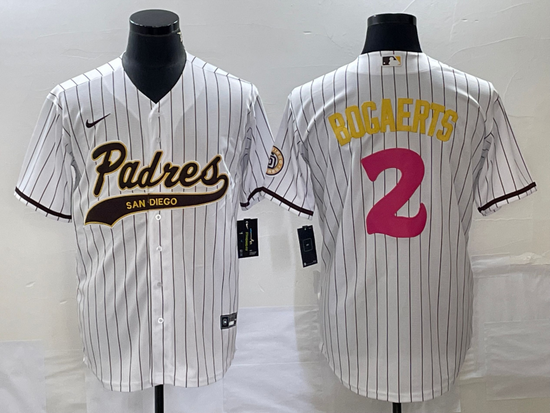 Men's San Diego Padres Xander Bogaerts #2 White Jersey Joint Edition