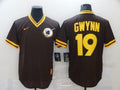 Men's San Diego Padres Tony Gwynn #19 Brown Jersey
