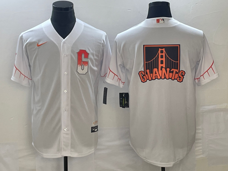Men's San Francisco Giants White City Connect Jersey