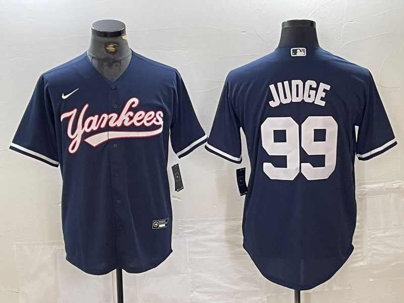 Men's New York Yankees Aaron Judge #99 Navy Limited Jersey