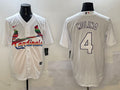 Men's St. Louis Cardinals Yadier Molina #4 White Jersey