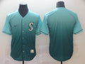 Men's Seattle Mariners Aqua Blank Jersey