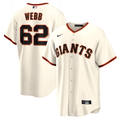 Men's San Francisco Giants Logan Webb #62 Cream Home Jersey
