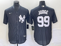 Men's New York Yankees Aaron Judge #99 Black Jersey