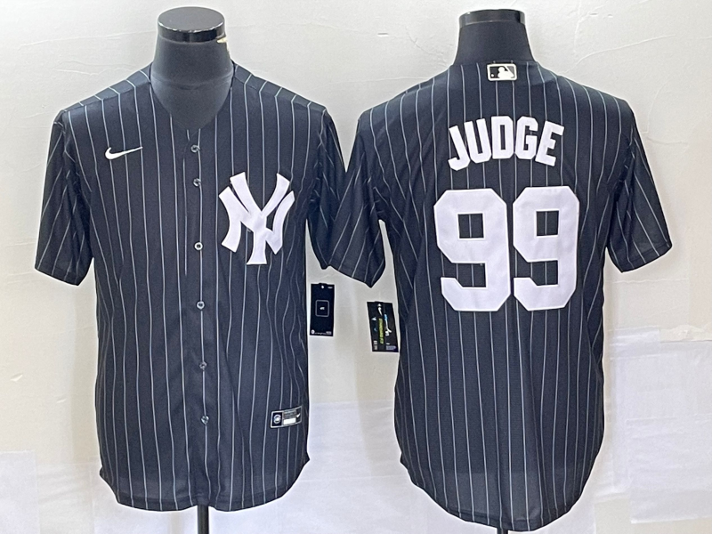 Men's New York Yankees Aaron Judge #99 Black Jersey