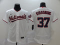 Men's Washington Nationals Stephen Strasburg #37 White Authentic Jersey