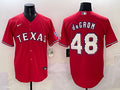 Men's Texas Rangers Jacob deGrom #48 Red Limited Jersey