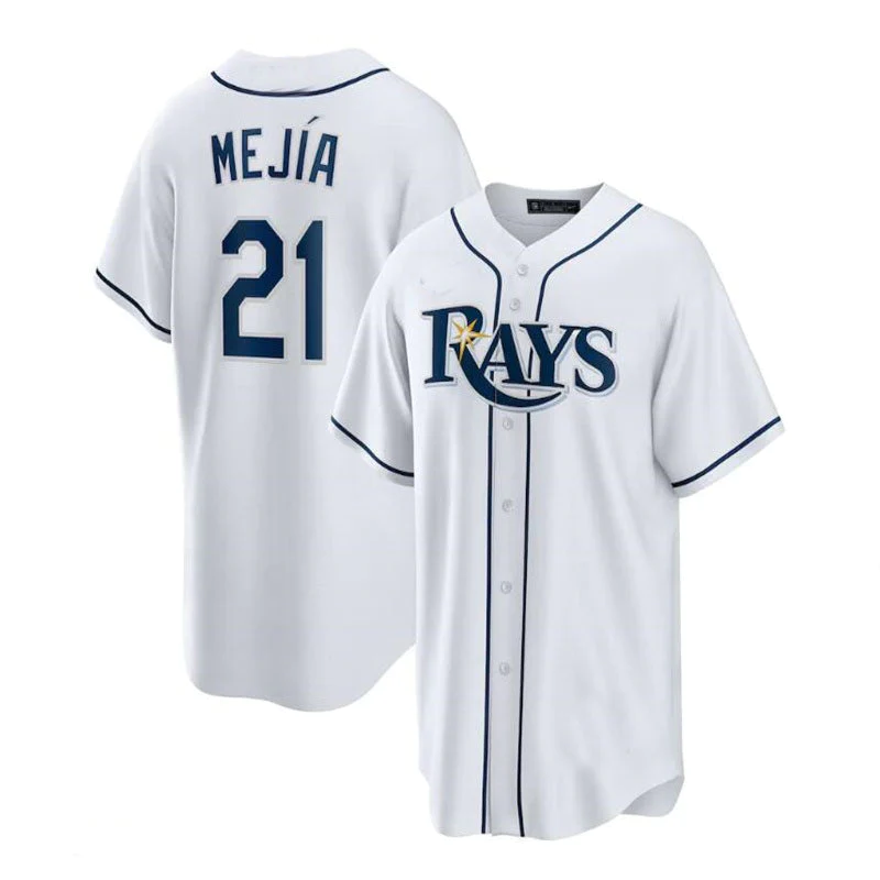 Men's Tampa Bay Rays Francisco Mejia #21 White Home Jersey